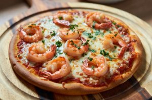 쉬림프피자